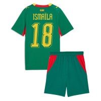 Stroje piłkarskie Senegal Ismaila Sarr #18 Koszulka Wyjazdowej dla dzieci MŚ 2026 Krótki Rękaw (+ szorty)